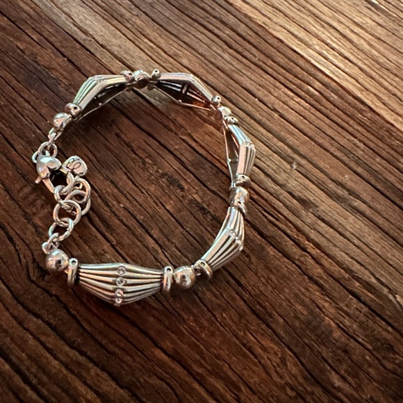 Brighton ❤️ Vintage Geometric Crystal Encrusted Bracelet - Retired - Picture 3 of 4